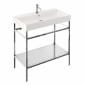 Image of Britton Shoreditch: Floor Standing Frame with Basin (850mm)