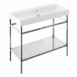 Image of Britton Shoreditch: Floor Standing Frame with Basin (1000mm)