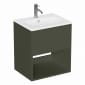 Image of Britton Hackney: Wall-hung Vanity Unit With Basin (500mm)