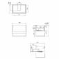 Image of Britton Hackney: Wall-hung Vanity Unit With Basin (600mm)