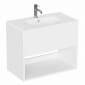 Image of Britton Hackney: Wall-hung Vanity Unit With Basin (700mm)
