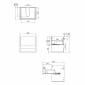 Image of Britton Hackney: Wall-hung Vanity Unit with Marquina Worktop (1000mm)