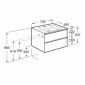 Image of Roca The Gap Wall Hung Vanity Unit - NEW