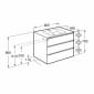 Image of Roca The Gap Wall Hung Vanity Unit - NEW