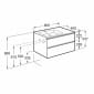 Image of Roca The Gap Wall Hung Vanity Unit - NEW