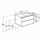 Image of Roca The Gap Wall Hung Vanity Unit - NEW