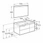 Image of Roca The Gap Wall Hung Vanity Unit - NEW