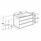 Image of Roca The Gap Wall Hung Vanity Unit - NEW
