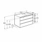 Image of Roca The Gap Wall Hung Vanity Unit - NEW