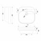 Image of Britton: Curve2 Wall-hung Round Basin (450mm)