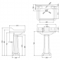 Image of Burlington Edwardian 610mm Basin