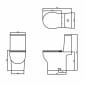Image of Britton: Trim Close-coupled Toilet with Cistern & Soft-close Seat