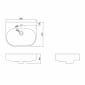 Image of Britton: Trim Wall-hung Washbasin (500mm)