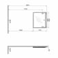 Image of Vitra: Sento Illuminated Wall-hung Bathroom Mirror in Light Oak