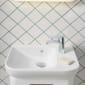 Image of Vitra: Sento Illuminated Wall-hung Bathroom Mirror in Light Oak
