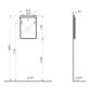 Image of Vitra: Sento Illuminated Wall-hung Bathroom Mirror in Light Oak