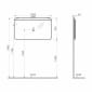Image of Vitra: Sento Illuminated Wall-hung Bathroom Mirror in Light Oak