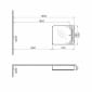 Image of Vitra: Sento Wall-mounted Illuminated Bathroom Mirror Cabinet (60cm)