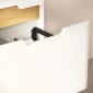 Image of Vitra: Sento Wall-hung Bathroom Vanity Unit with One Drawer and Basin