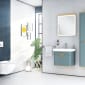 Image of Vitra: Sento Wall-hung Bathroom Vanity Unit with One Drawer and Basin