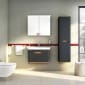 Image of Vitra: Sento Wall-hung Bathroom Vanity Unit with One Drawer and Basin