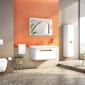 Image of Vitra: Sento Wall-hung Bathroom Vanity Unit with One Drawer and Basin
