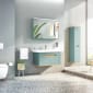 Image of Vitra: Sento Wall-hung Bathroom Vanity Unit with One Drawer and Basin