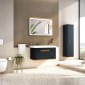 Image of Vitra: Sento Wall-hung Bathroom Vanity Unit with One Drawer and Basin