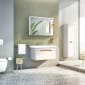 Image of Vitra: Sento Wall-hung Bathroom Vanity Unit with One Drawer and Basin