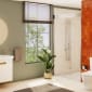 Image of Vitra: Sento Wall-hung Bathroom Vanity Unit with Doors and Basin