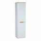 Image of Vitra: Sento Wall-hung Tall Storage Unit with Laundry Basket (40cm)