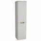 Image of Vitra: Sento Wall-hung Tall Storage Unit with Laundry Basket (40cm)