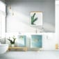 Image of Vitra: Sento Wall-hung Bathroom Vanity Unit with Two Drawers and Basin