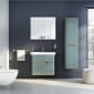 Image of Vitra: Sento Wall-hung Bathroom Vanity Unit with Two Drawers and Basin
