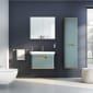 Image of Vitra: Sento Wall-hung Bathroom Vanity Unit with Two Drawers and Basin