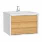 Image of VitrA: Frame Wall-hung Vanity Unit with One Drawer (600mm)