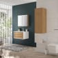 Image of VitrA: Frame Wall-hung Washbasin Unit with Two Drawers (800mm)