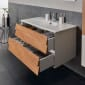 Image of VitrA: Frame Wall-hung Washbasin Unit with Two Drawers (800mm)