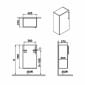 Image of VitrA: Root Flat Wall-hung Lower Cabinet Unit 400mm