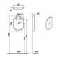 Image of VitrA: Liquid Wall-mounted Illuminated Mirror with Ceramic Frame