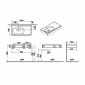 Image of VitrA: Equal  Suspended Washbasin Unit with Basin (100cm)