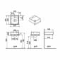 Image of VitrA: Equal Wall-hung Washbasin Unit with Towel Holder