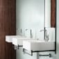 Image of VitrA: Equal Wall-hung Washbasin Unit with Towel Holder