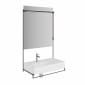 Image of VitrA: Equal Wall-hung Washbasin Unit with Towel Holder