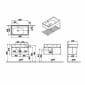 Image of VitrA: Equal Wall-hung Washbasin Unit with Frame