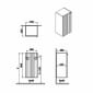 Image of VitrA: Root Groove Wall-hung Lower Unit with One Door (420mm)