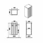 Image of VitrA: Root Groove Wall-hung Lower Unit with One Door (420mm)