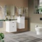 Image of VitrA: Root Groove Wall-hung Lower Unit with One Door (420mm)