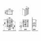 Image of VitrA: Root Groove Wall-hung Vanity Unit with One Door and Basin (450mm)