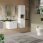 Image of VitrA: Root Groove Wall-hung Cabinet Unit with Laundry Basket (400mm)